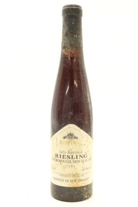 (1) 1985 Montana Late Harvest Riesling, Marlborough, 375ml (SOL)