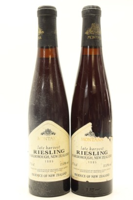 (2) 1985 Montana Late Harvest Riesling, Marlborough, 375ml (SOL)