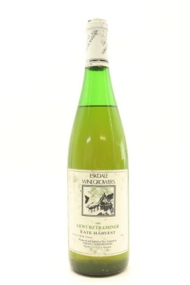 (1) 1989 Eskdale Winegrowers Late Harvest Gewurztraminer, Hawke's Bay