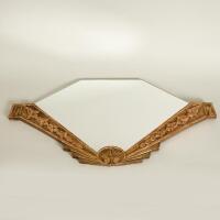 An Art Deco French Gilt Mirror 