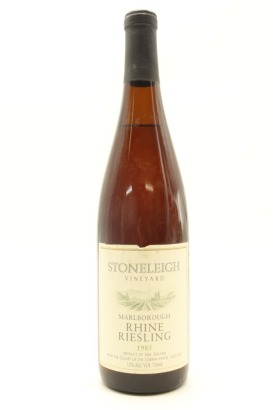 (1) 1985 Stoneleigh Rhine Riesling, Marlborough