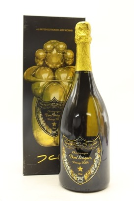 (1) 2004 Dom Perignon Brut Creator Edition by Jeff Koons, Champagne (GB)