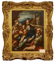 After Francesco Parmigianino- Virgin with Child, St John Evangelist, Magdalene and Zachariah