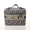 Christian Dior, Blue Oblique Canvas Vanity Case