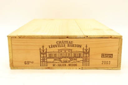 (6) 2003 Chateau Leoville Barton, Saint-Julien (OWC)