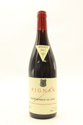 (1) 2012 Chateau Rayas Chateauneuf-du-Pape Pignan Reserve, Rhone