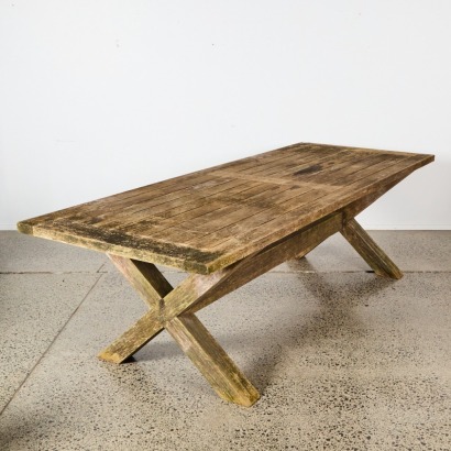 A Large Outdoor Table