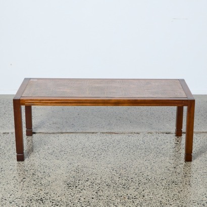 A Mid-Century Danske Mobler Copper Topped Coffee Table