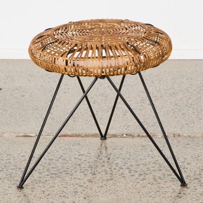 A Mid-Century Modern Atomic Style Side Table