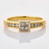 18ct Yellow Gold, 0.30ct Diamond Ring