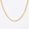 9ct Yellow Gold, 52cm Belcher Link Necklet
