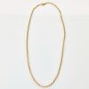 9ct Yellow Gold, 52cm Belcher Link Necklet - 2