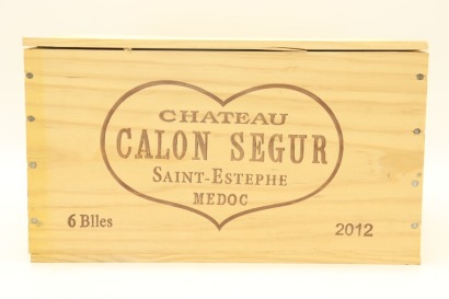 (6) 2012 Chateau Calon-Segur, Saint-Estephe [WE96] (OWC)