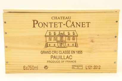 (6) 2012 Chateau Pontet-Canet, Pauillac (OWC)