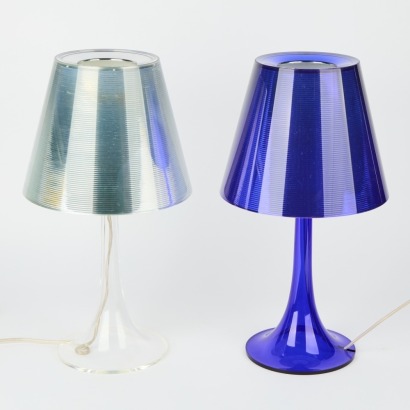 A Pair of Miss K Table Lamps by Phillipe Starck for FLOS of Italy A/F
