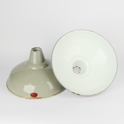 A Pair of Vintage Thorlux Industrial Light Shades