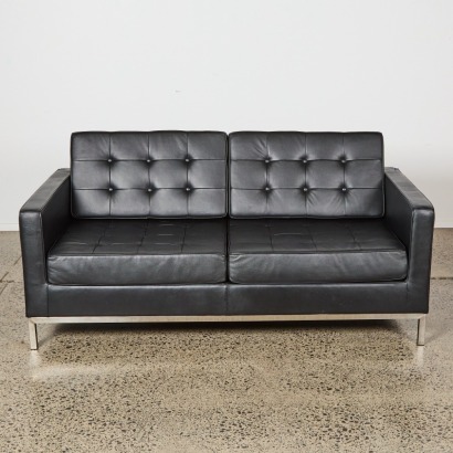 A Florence Knoll Style Two-seater Sofa