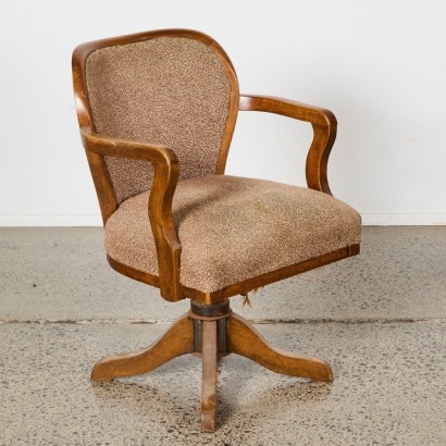 An Oak Captains Chair