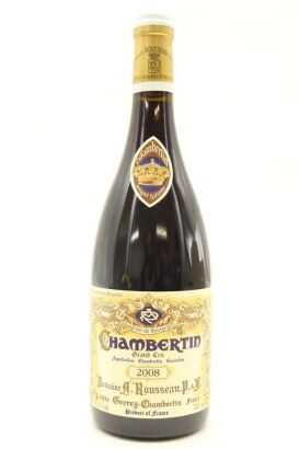 (1) 2008 Domaine Armand Rousseau Pere et Fils Chambertin Grand Cru, Cote de Nuits [JR19] [RP96]