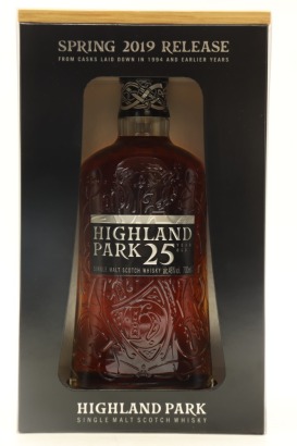 (1) Highland Park 25 Year Old 2019 Release Single Malt Scotch Whisky, 46% ABV