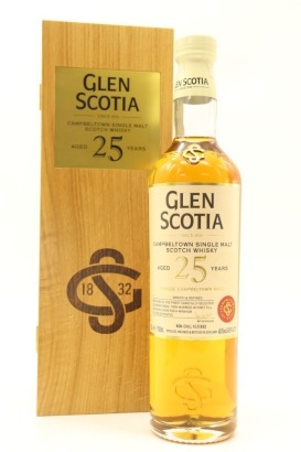 (1) Glen Scotia 25 Year Old Single Malt Scotch Whisky, 48.8% ABV (GB)