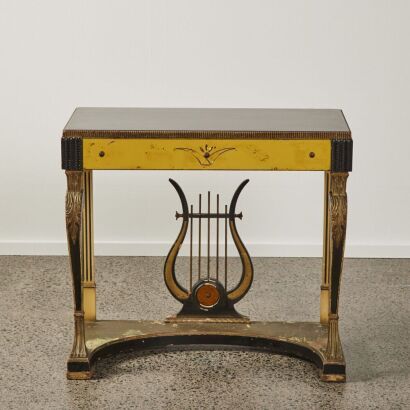 An American Art Deco Neoclassical Style Console