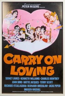A Reproduction Carry On Loving Movie Poster