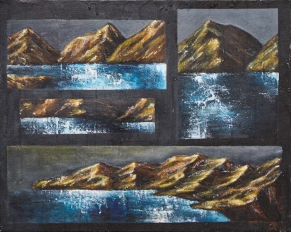 An Original Landscape Painting on Canvas Artist Unknown