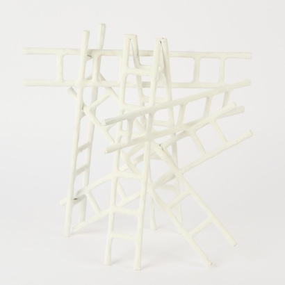 A White Ladder Sculpture