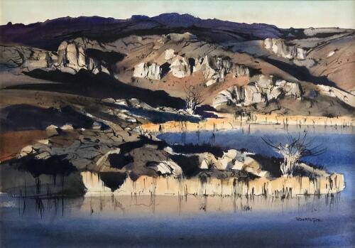 PETER MCINTYRE The Manorburn Dam - Central Otago