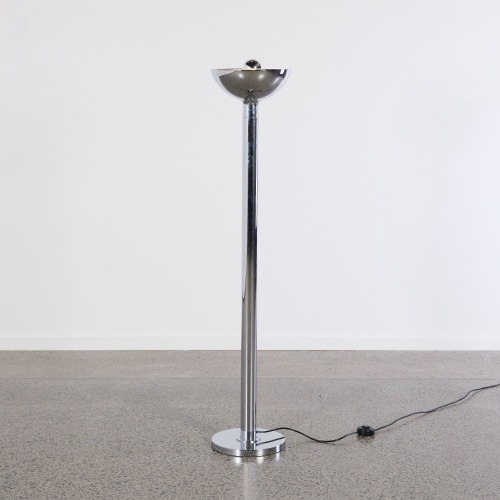 A Space Age Chrome Floor Lamp by Cosack Germany c. 1970s