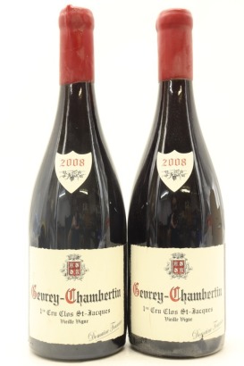 (2) 2008 Domaine Fourrier Clos Saint-Jacques, Gevrey-Chambertin Premier Cru [JR17]
