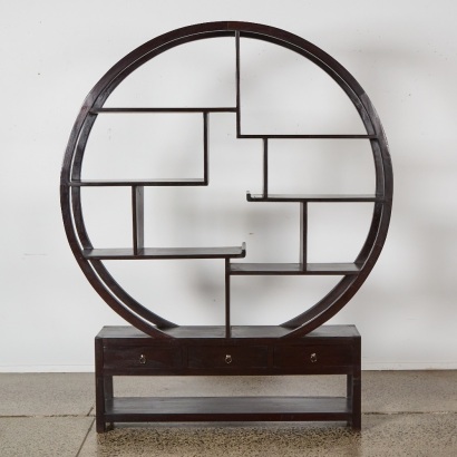 A Vintage Teak Display Unit