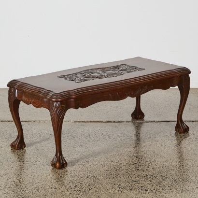 A Queen Anne Style Mahogany Coffee Table