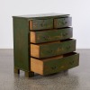 A Green and Gold Chinoiserie French Directoire Five Drawer - 2