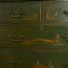A Green and Gold Chinoiserie French Directoire Five Drawer - 3
