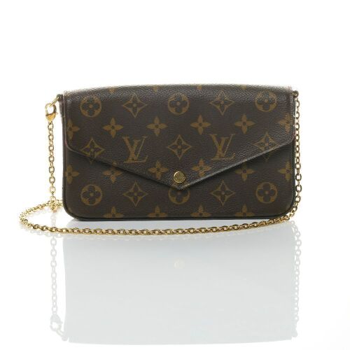Louis Vuitton, Felicie GM Monogram Crossbody with Insert and Box