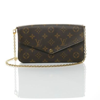 Louis Vuitton, Felicie GM Monogram Crossbody with Insert and Box