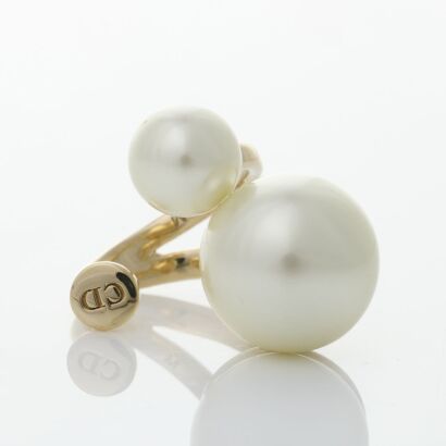 Christian Dior, Gold Plated UltraDior Ring with Box