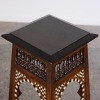 A Pair of Moorish Revival Mother of Pearl Inlay Stands - 2
