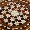 A Pair of Moorish Revival Mother of pearl and bone Small Tea Tables - 2