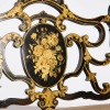 A Northern Italian Ebonised Wood with Parcel Gilt Settee 19th Century - 3