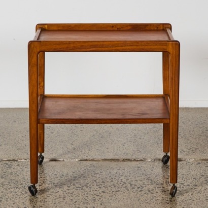 A Mid-Century Danish Teak Serving Cart