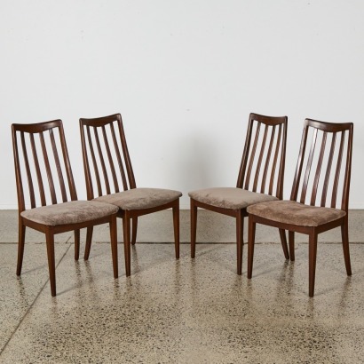 A Set of Four G-Plan Dining Chairs by Leslie Dandy c.1960s