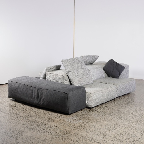 A Piero Lissoni Extra Soft Modular Sofa For Living Divani
