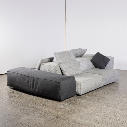 A Piero Lissoni Extra Soft Modular Sofa For Living Divani