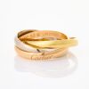 Cartier, 18ct Yellow / White / Rose Gold Trinity Ring, SIze K 1/2 - 2
