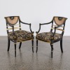 A Pair of Regency Style Elbow Chairs - 4