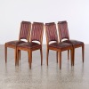 A Set of Four French Fluted Chairs c.1930s