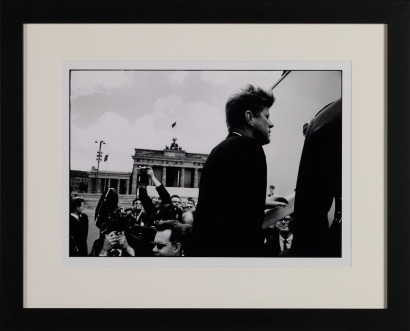 WILL MCBRIDE John F. Kennedy, Before the Brandenburger Gate, Berlin 1961